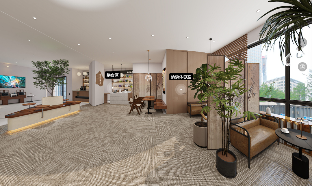 膳食区 洽谈休息室